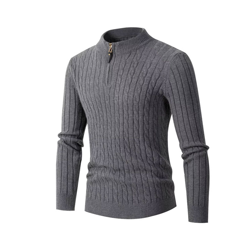 Men Half Zipper